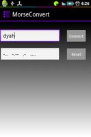 Letter/Words to Morse Code v.1 截图 1