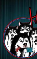 Puppy puzzle game:Husky War Affiche