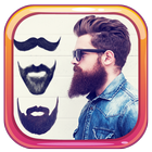 Man Mustache Beard FaceChanger ikona