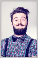 Man Mustache Beard FaceChanger تصوير الشاشة 1