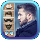 Man Style Makeup - Hair &  Beard Photo Editor biểu tượng