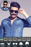 پوستر Man Style Makeup - Hair &  Beard Photo Editor