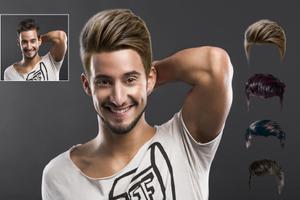 Man Hair Style Photo Editor poster