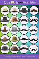 Man Hat & Mustache PhotoEditor screenshot 1