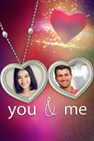 Couple Locket Photo Frame and Photo Editor screenshot 2