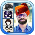 Funny Face and Turban Stickers Photo Editor icon