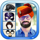Funny Face and Turban Stickers Photo Editor icon