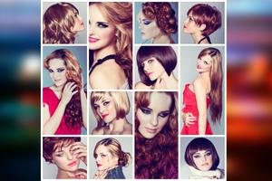 Woman Makeup & Hair Style Plakat