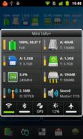 Mini Info+ System Widget App poster
