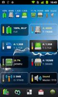 Mini Info+ System Widget App capture d'écran 1