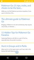 Hacks and Guide for Pokemon Go capture d'écran 1