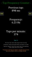 Tap Frequency Counter captura de pantalla 3