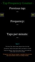 Tap Frequency Counter Affiche
