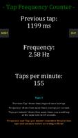 Tap Frequency Counter اسکرین شاٹ 1