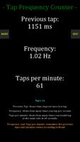 Tap Frequency Counter captura de pantalla 2