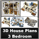 3D Design for 3 Bedroom APK