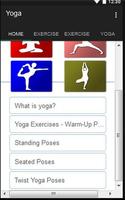 Yoga Exercise Affiche