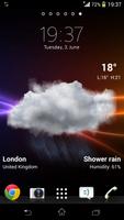 Lockscreen Weather Widget capture d'écran 3