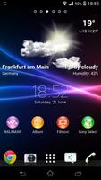 Lockscreen Weather Widget Affiche