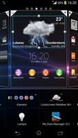 Lockscreen Weather Widget capture d'écran 2
