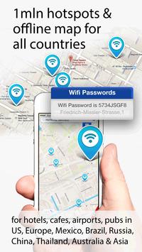 Wifimaps: free wifi +passwords poster