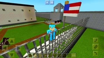 New Prison Life roblox map for MCPE road block 2! plakat