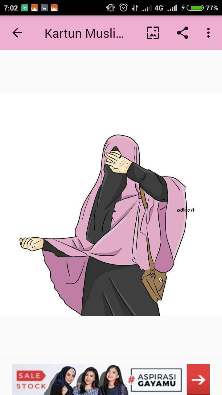 410 Koleksi Gambar Kartun Muslimah Download HD Terbaru