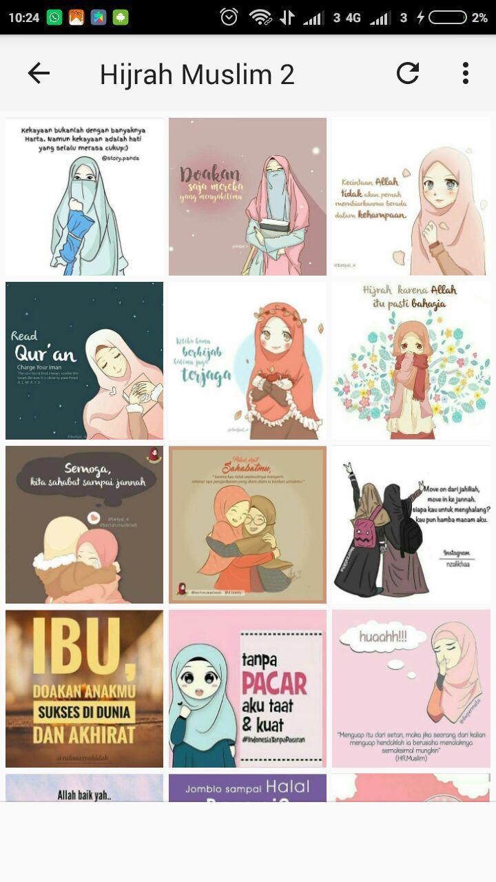 Kartun Muslimah Dp Kata Kata Hijrah For Android Apk Download