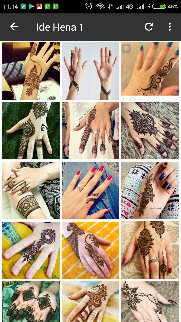 Gambar Henna Tangan Hewan MODELEMASTERBARU