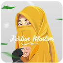 DP Kartun Muslimah APK