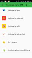 Registrasi Kartu SIM captura de pantalla 2