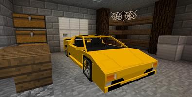 Car Mod for Minecraft Game Affiche