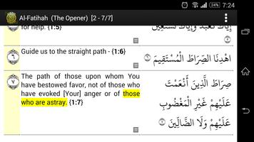 برنامه‌نما Quran Translation Lite عکس از صفحه