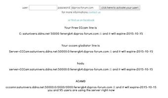 free Cccam generator اسکرین شاٹ 1