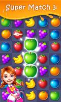 Juice Fruits Match 3 постер