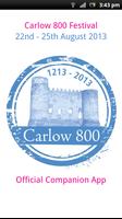 Carlow 800 Festival poster