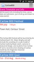 Carlow 800 Festival capture d'écran 2