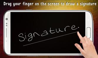 برنامه‌نما Finger Signature Screen عکس از صفحه