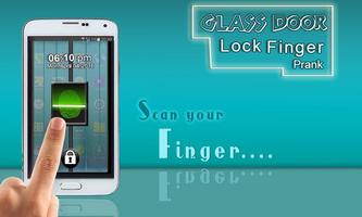 Glass Door Lock finger prank capture d'écran 1