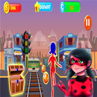 Subway Ladybug Run World Zeichen