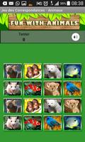 Matching pictures animals Game اسکرین شاٹ 1