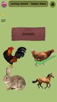 Learning Animal Names. Picture-Test-Sound screenshot 2