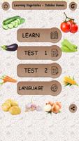 Vegetable-Learning Vegetables- Practice Test Sound poster