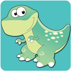 Dinosaurier Puzzle für Kinder Zeichen