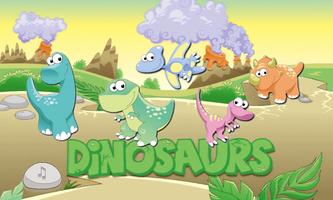 Dinosaurs Free edu puzzle capture d'écran 1