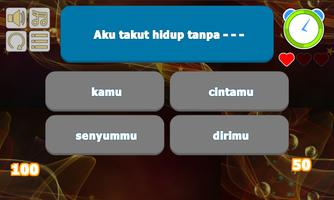 Aku Takut - Repvblik Lyric Game captura de pantalla 2
