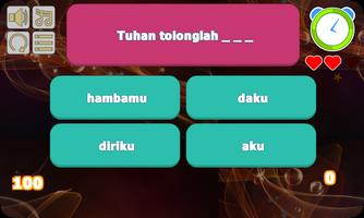 Biar Ku Sendiri - Noah Lyric Game تصوير الشاشة 2