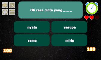 Bukan Sekedar Kata (OST Susah Sinyal) Lyric Game تصوير الشاشة 2
