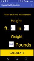 Dagba BMI Calculator Affiche