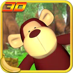 Jungle Monkey Fruit 3D Games APK download